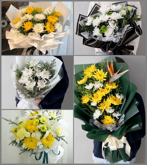 广东江门市开平市马冈镇北湖村白事花束代送